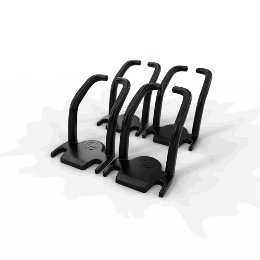 quatre unités de patchbox.one 0ru solution de gestion des câbles